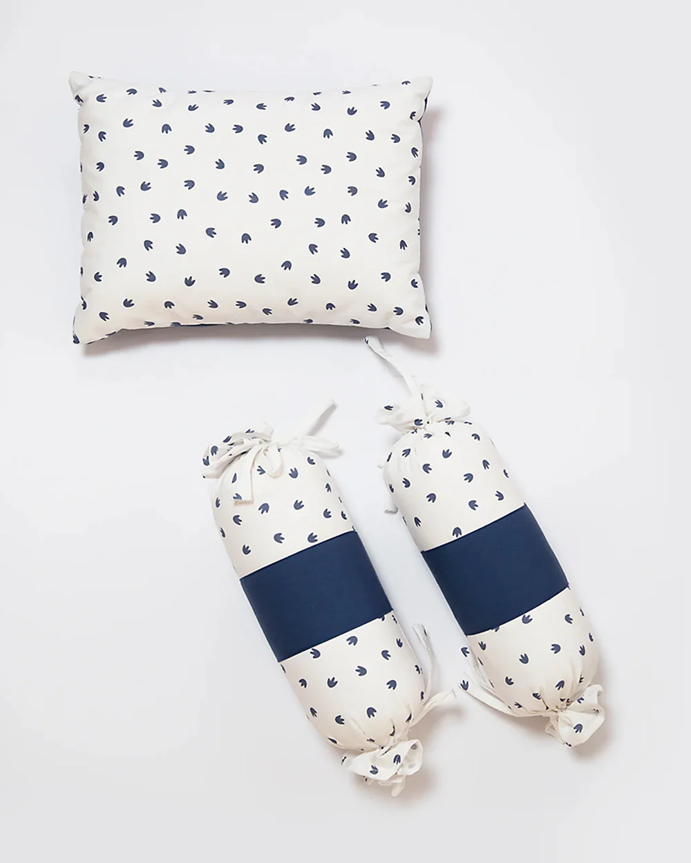 Aariro Pillow & Bolster-Little Dino-Organic Cotton-Pack of 3-For Infants