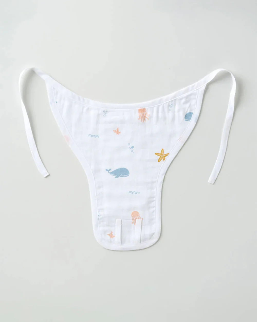 Aariro Under The Sea Cloth Nappy Combo-100% Organic Cotton-Washable & Reusable-Pack of 3 - Image 2