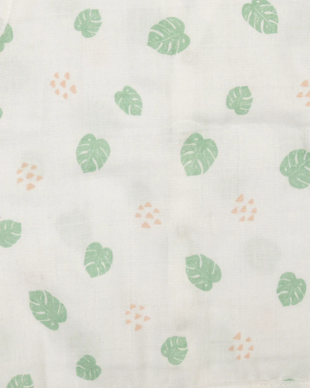Aariro White & Pink Jhabla-Flamingo and Leaves Print-Organic Cotton-Pack of 3-For Infants - Image 15