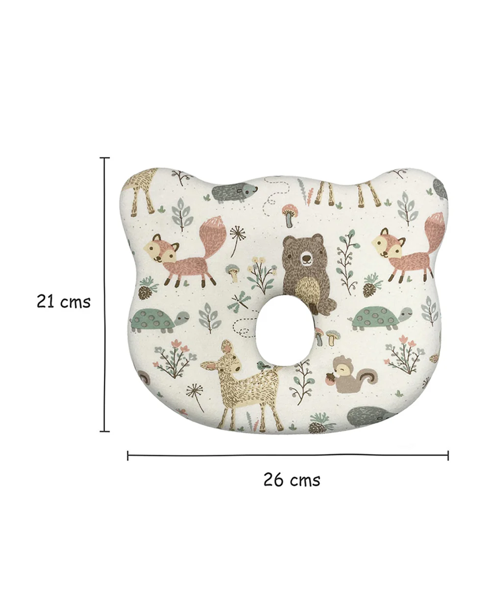 Abracadabra Baby Memory Foam Pillow-Prevents Flat Head Syndrome-Eases Neck Tension of Baby-Bambi & Friends-For Infants - Image 2