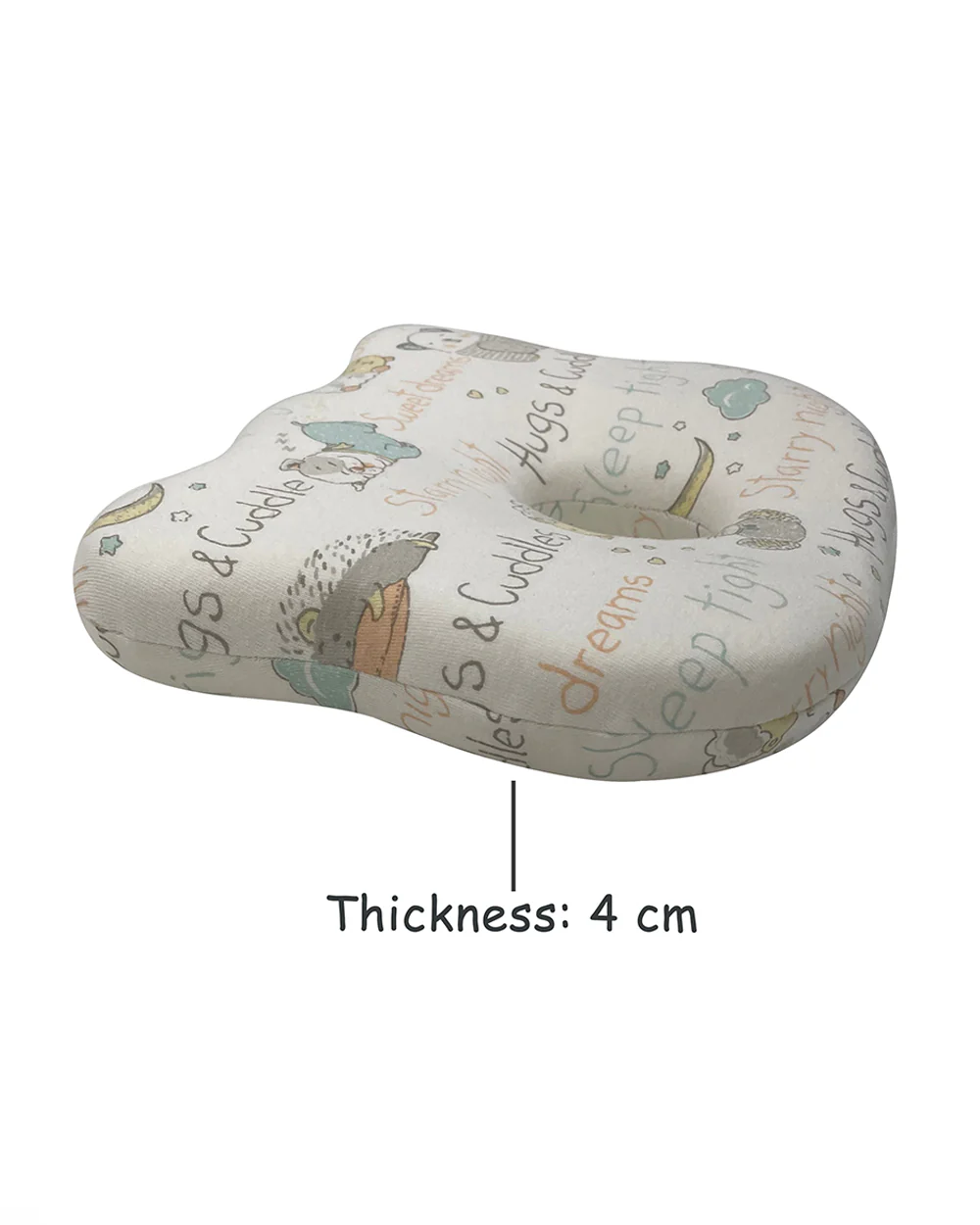 Abracadabra Baby Memory Foam Pillow-Prevents Flat Head Syndrome-Eases Neck Tension of Baby-Sleepy Friends-For Infants - Image 3