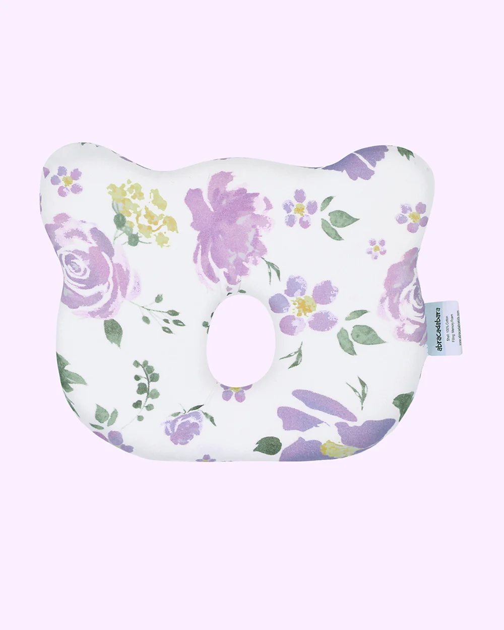Abracadabra Baby Memory Foam Pillow-Prevents Flat Head Syndrome-Eases Neck Tension of Baby-Villandry-For Infants