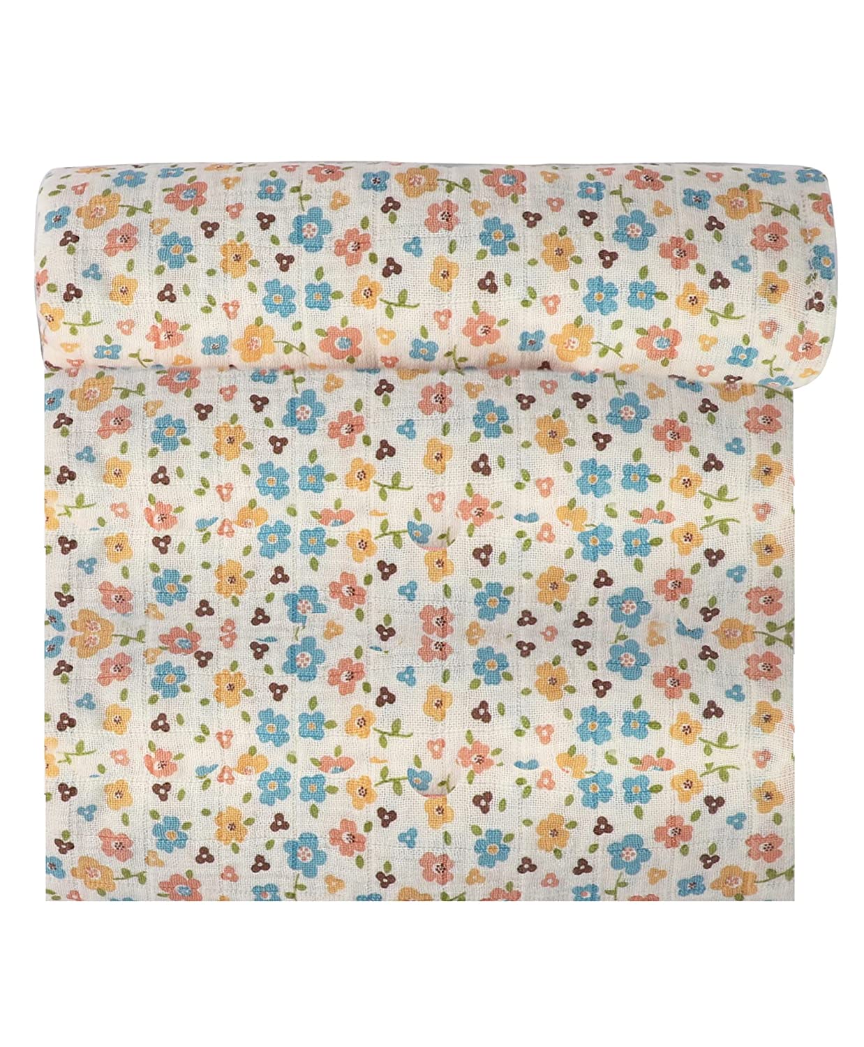 Abracadabra Bunny Garden Swaddles-Green-Cotton Muslin-Infant Wraps-Pack of 3 - Image 3
