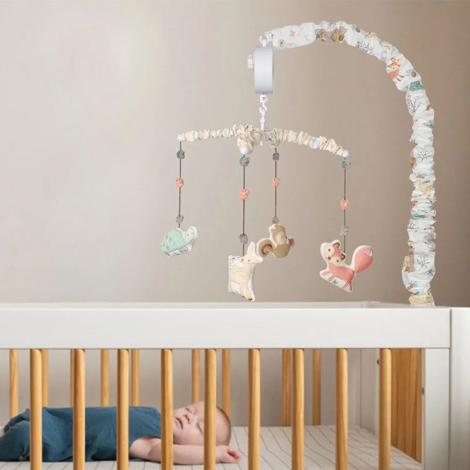 Abracadabra Musical Cot Mobile-Bambi & Friends-Stimulates Baby's Visual & Auditory Senses-For Calm Baby Sleep - Image 12