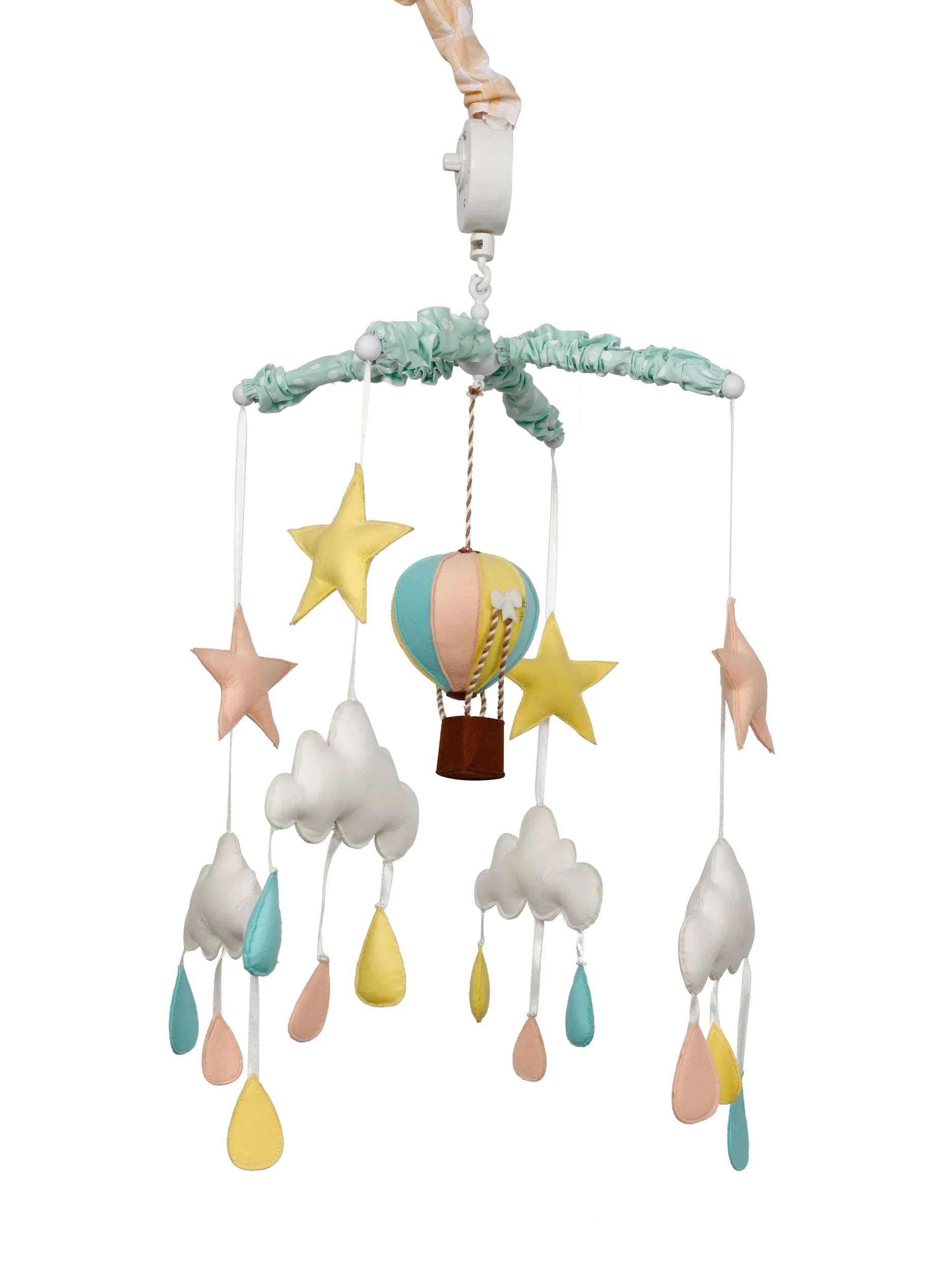 Abracadabra Musical Cot Mobile-Lost in Clouds-Stimulates Baby's Visual & Auditory Senses-For Calm Baby Sleep - Image 5