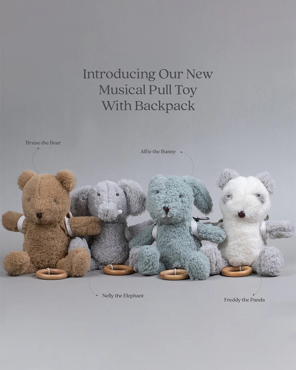 Abracadabra Nelly The Elephant Musical Toy With Backpack-Encourages Sensory Exploration-Promotes Hand Eye Coordination-For Newborn - Image 7