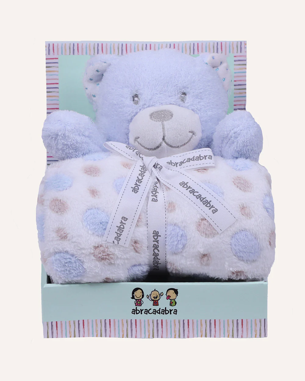 Abracadabra Toy with blanket Bear Gift Set-Pack Of 2-Gift For Baby Shower & Baby Birthday