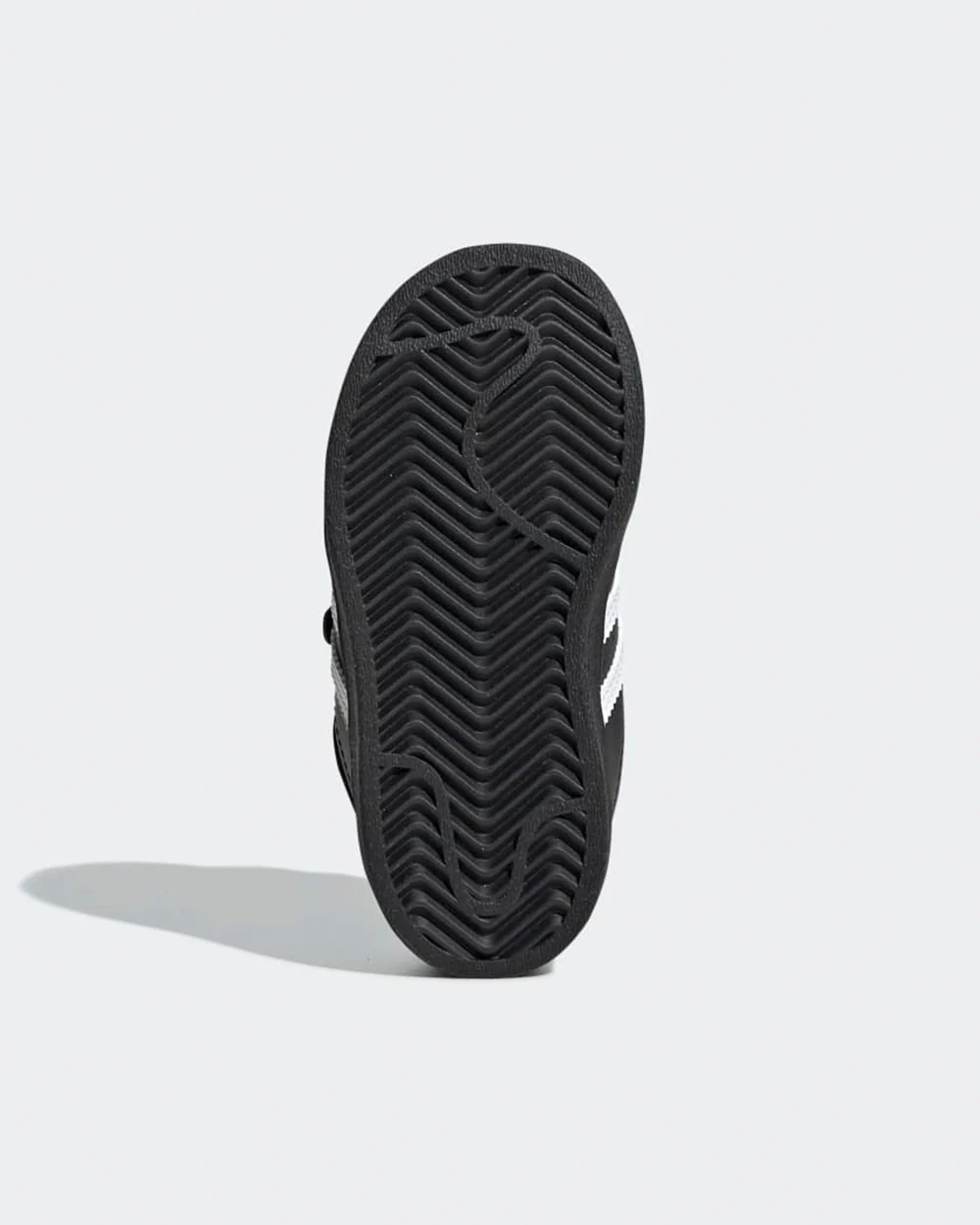 Adidas Black Superstar CF I Velcro Shoes For Infants - Image 3