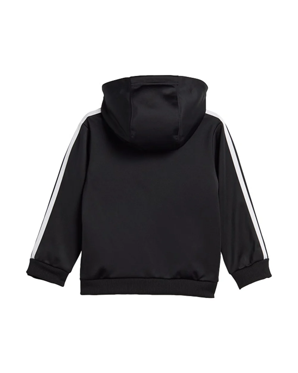 Adidas Black Track Suit-Striped-Cotton & Polyester-French Terry For Infants - Image 3