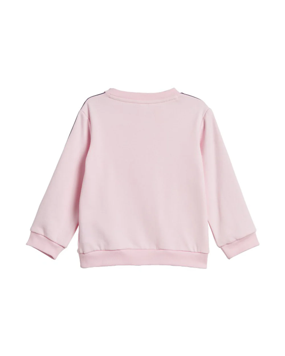 Adidas Pink Track Suit-Striped-Cotton & Polyester French Terry For Infants - Image 3