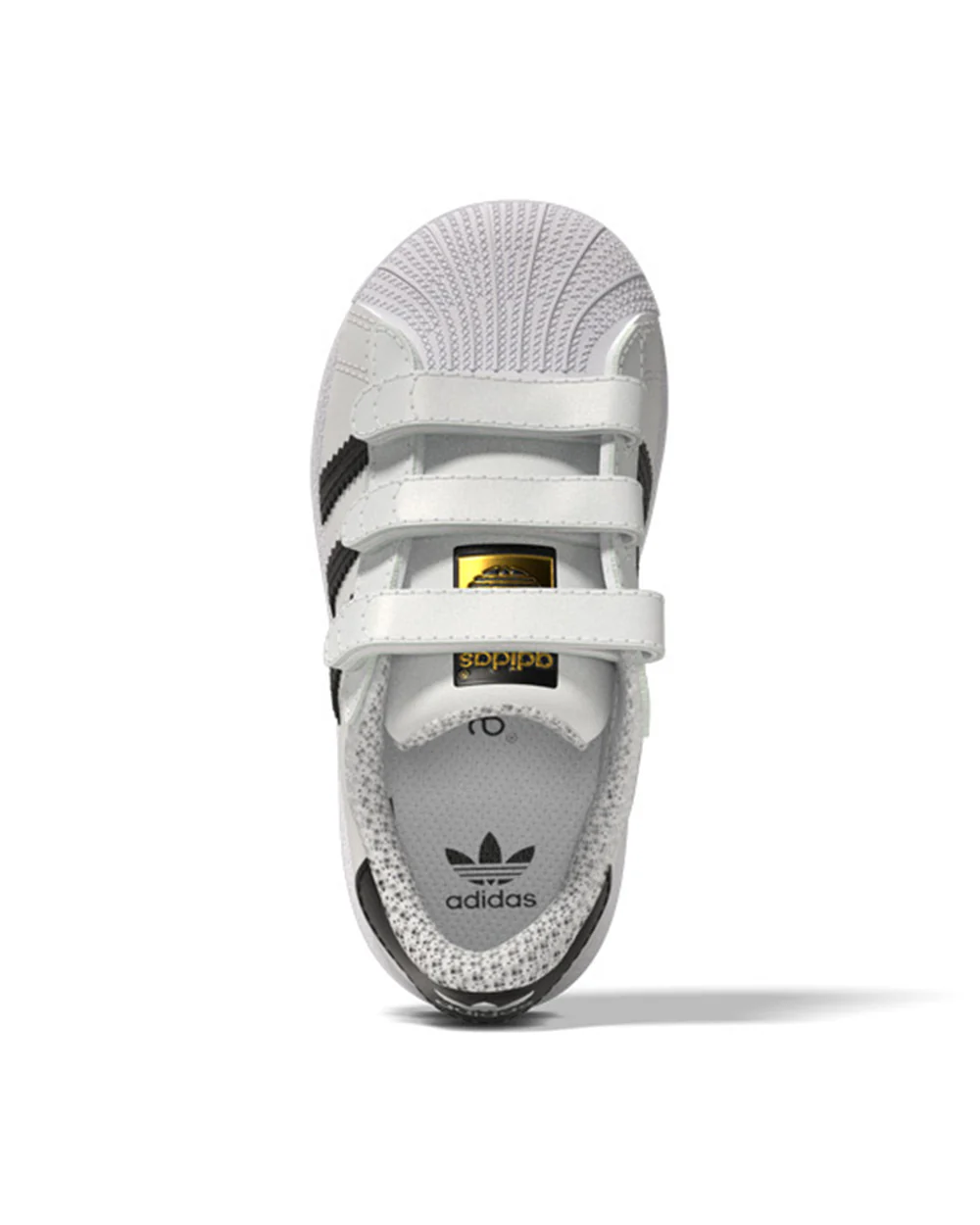 Adidas White Superstar CF I Velcro Shoes For Infants - Image 5