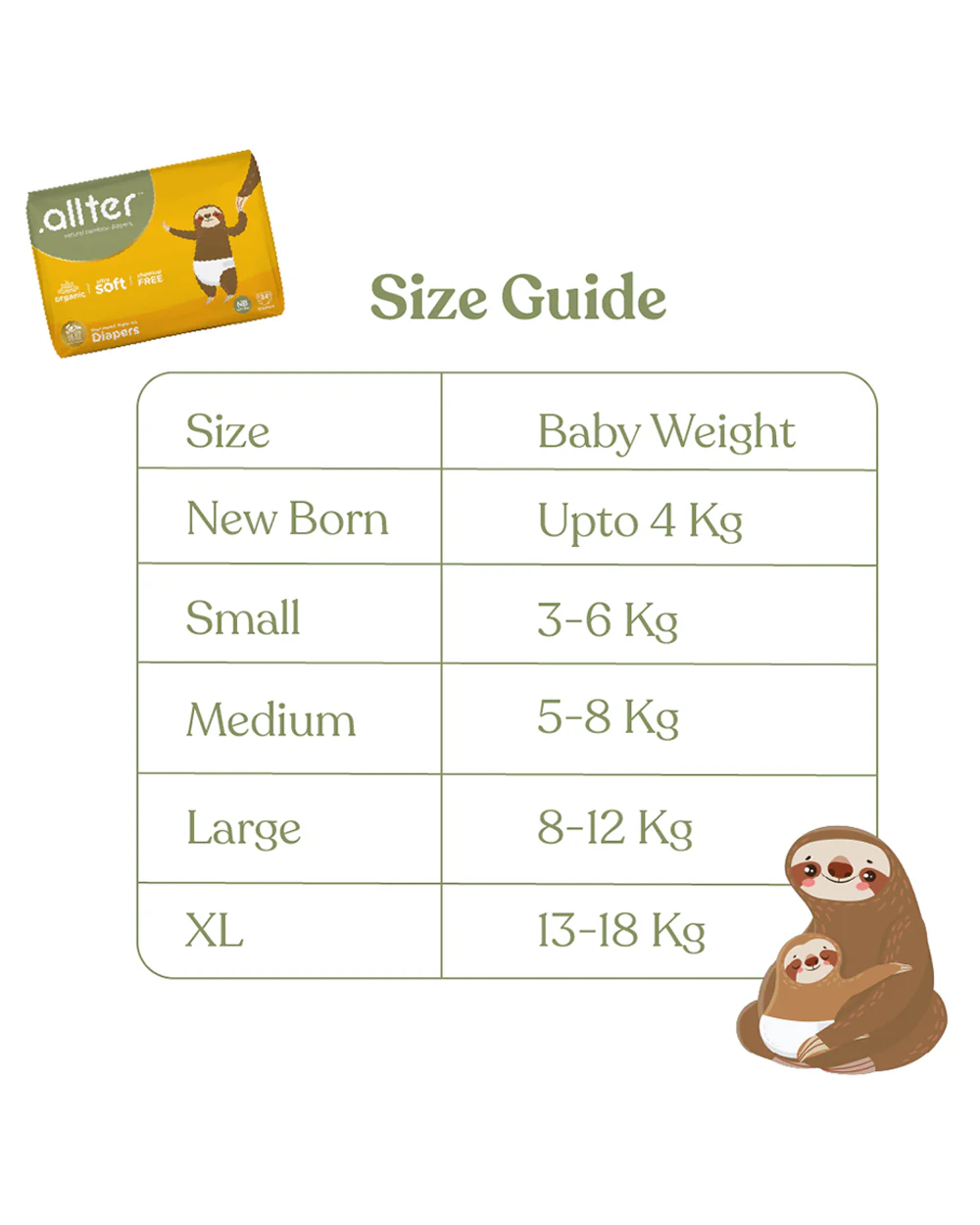 Allter Baby Explorer Taped Diapers-Small (3-6Kg)-With Wetness Indicator - Image 6