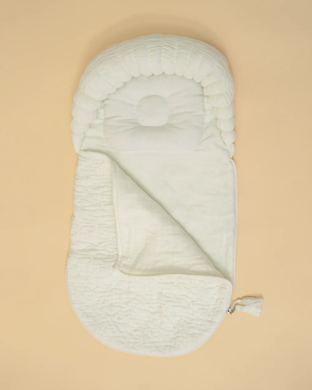 Aplito Baby Carrier Sleeping Bag-Comfort Cloud-100% Organic Cotton-Sage-Newborn Bed - Image 5