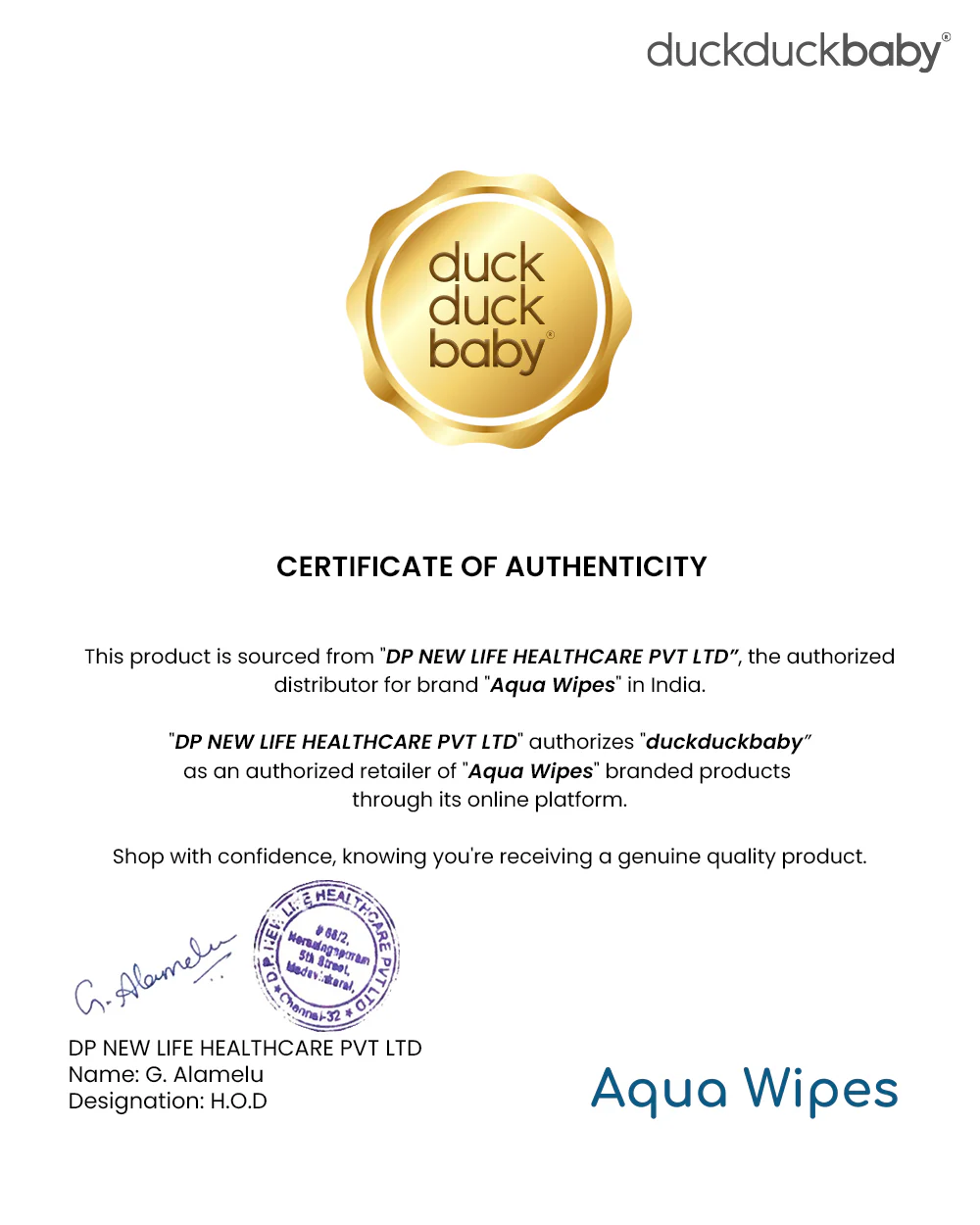Aqua Wipes Baby Wet Wipes with Aloe Vera - Image 23