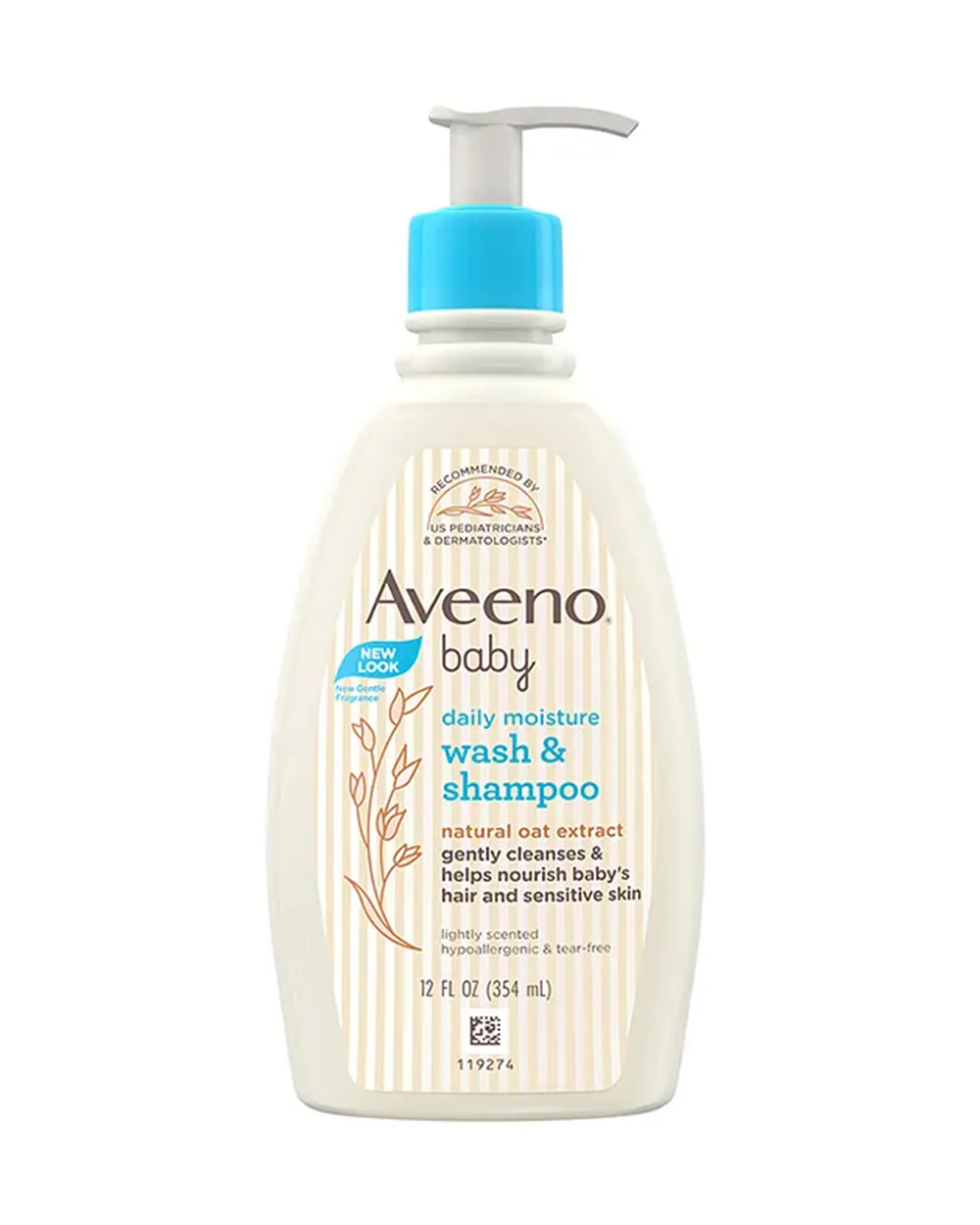 Aveeno Baby Daily Moisture Body Wash & Shampoo-Top To Toe Wash-With Glycerin & Oatmeal Extract-For Gentle Cleansing & Moisturizing - Image 7