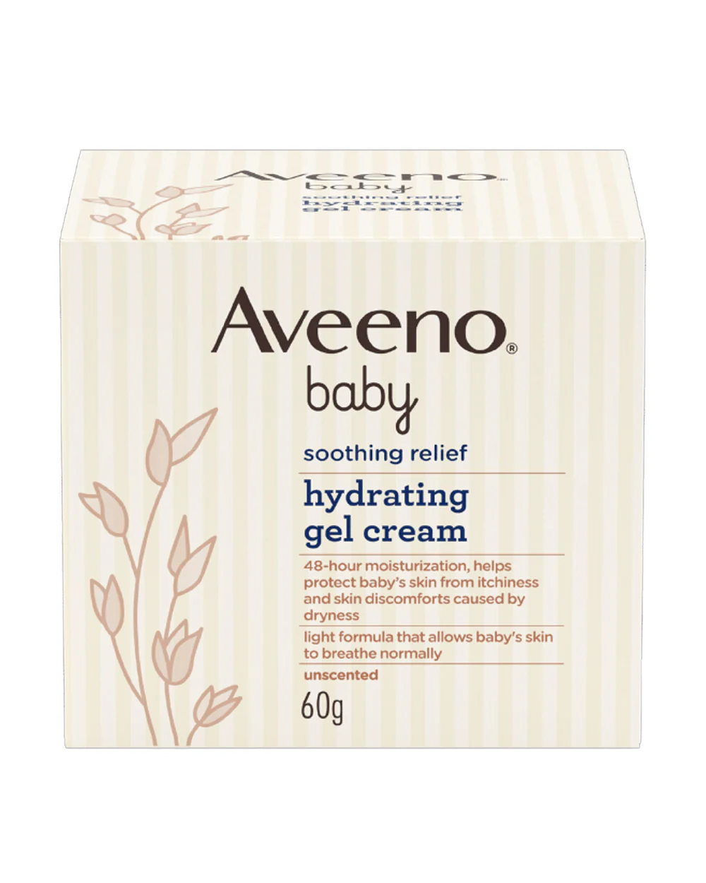 Aveeno Baby Soothing Relief Hydrating Gel Cream-With Oatmeal Extract-Protects, Soothes & Moisturizes Skin - Image 3