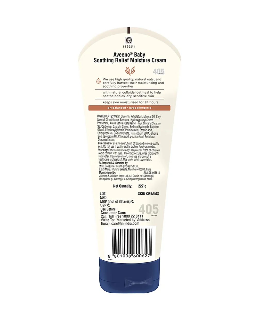 Aveeno Baby Soothing Relief Moisture Cream-With Glycerin & Oatmeal Extract-Soothes, Moisturizes & Strengthens Skin Barrier - Image 13