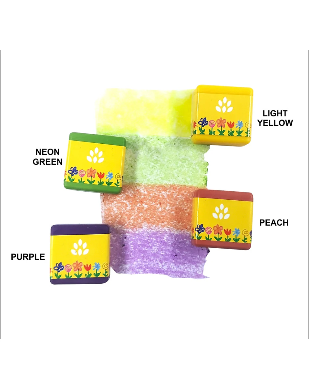 Azafran My First Crayon Unicorn-Pack Of 4 Jumbo Crayons-Promotes Creativity-Non Toxic-Art & Craft Kit-18M+ - Image 2