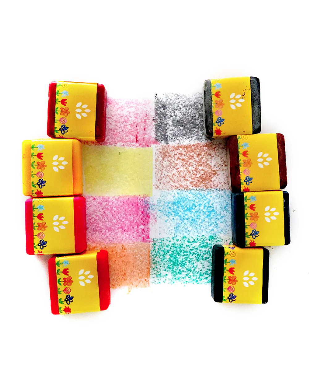 Azafran Organic Block Crayons-Promotes Creativity-Non Toxic-Art & Craft Kit-18M+ - Image 20