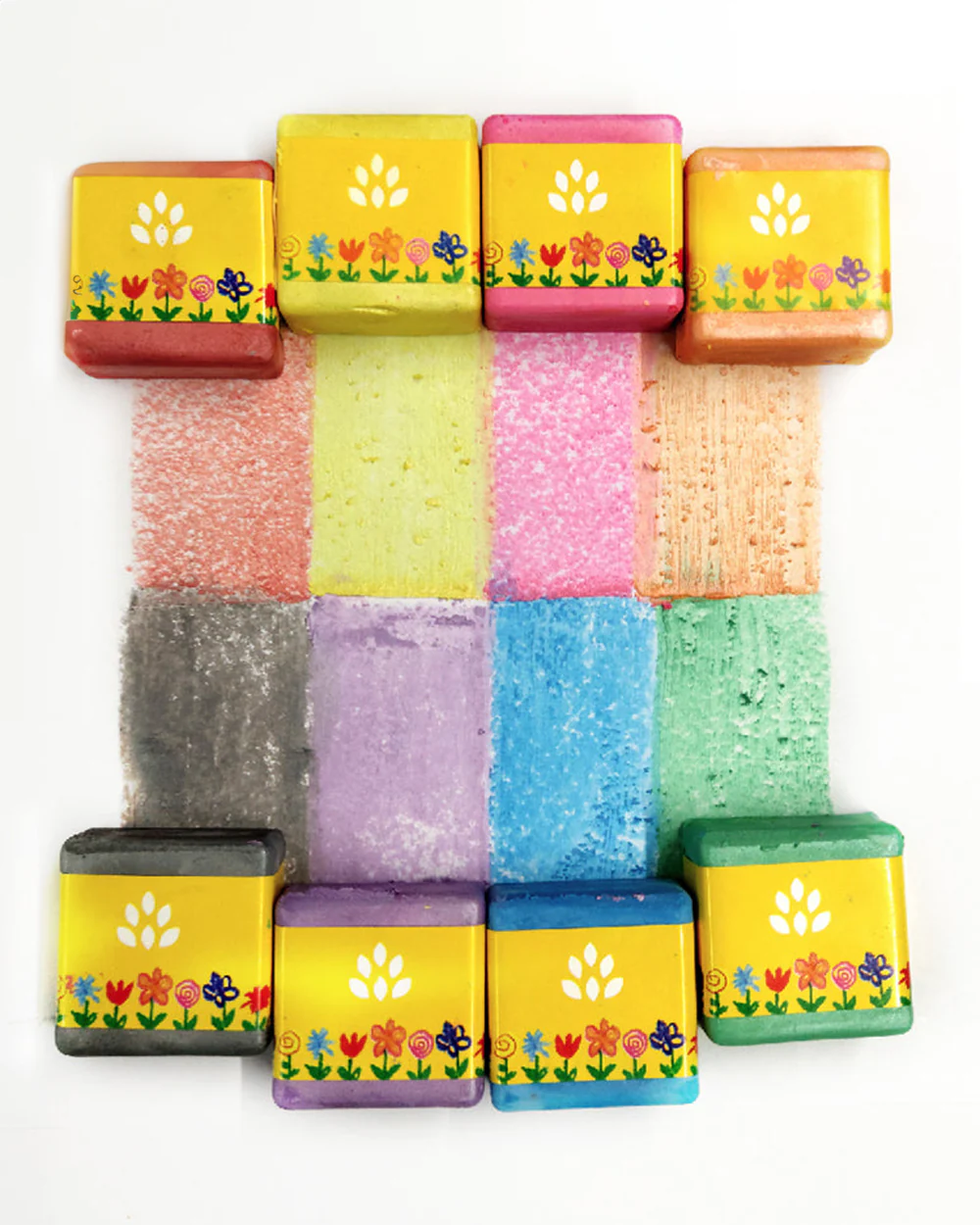 Azafran Organic Glitter Crayons-Pack Of 8-Promotes Creativity-Non Toxic-Art & Craft Kit-18M+ - Image 6