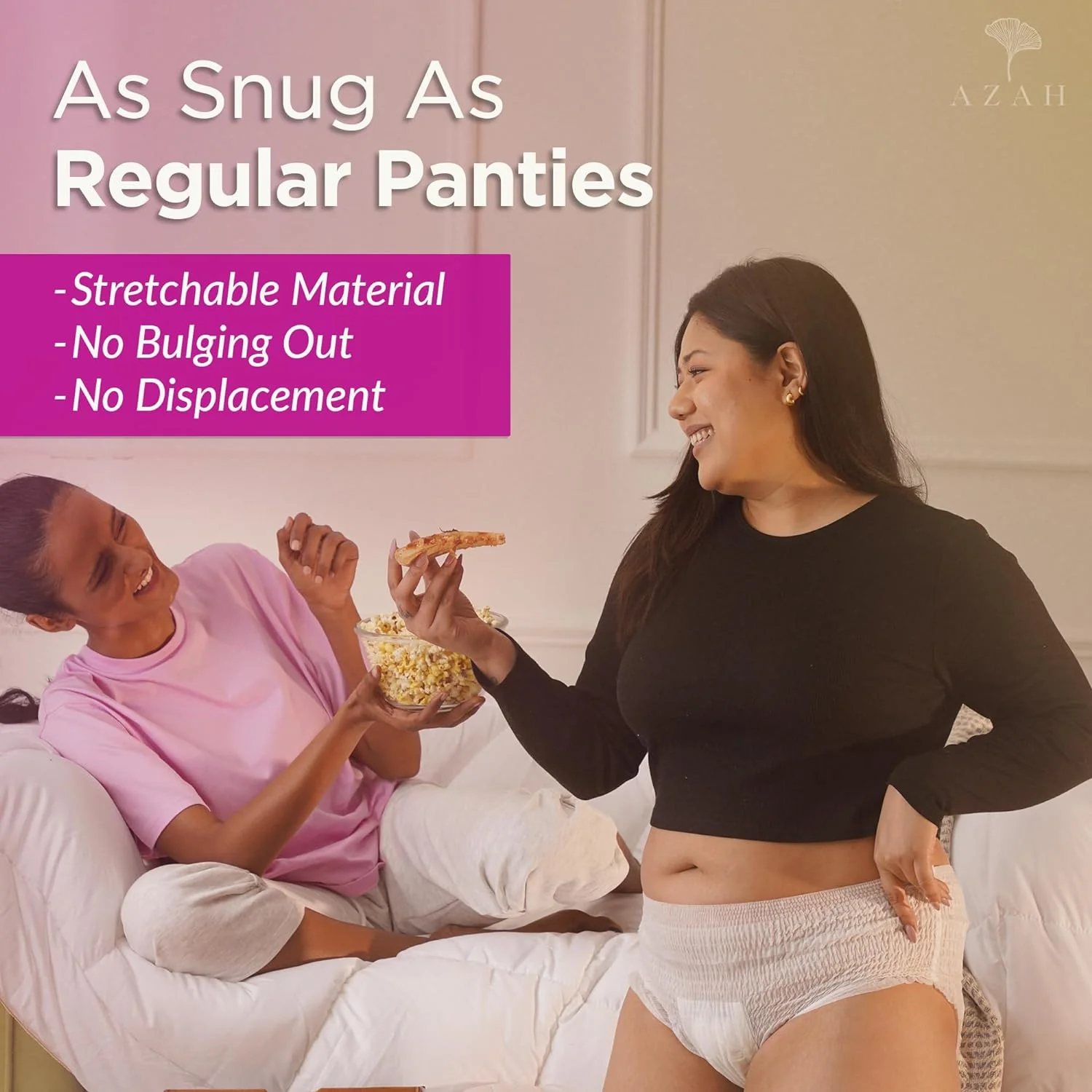Azah Disposable Period Panty-S to M-For Postpartum Recovery-Leak-Free & Overnight Protection - Image 8