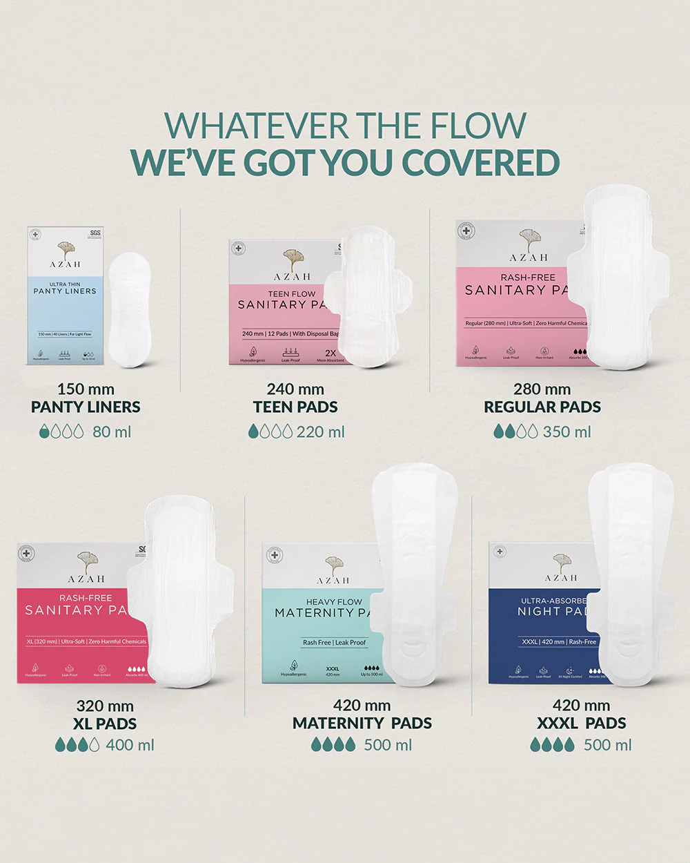 Azah Heavy Flow Maternity Pads-3XL-For Post Delivery Use-Rash Free & Leak Proof - Image 24