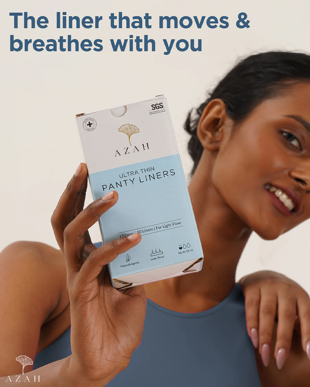 Azah Ultra Thin Panty Liners-150mm-For Light Flow - Image 6