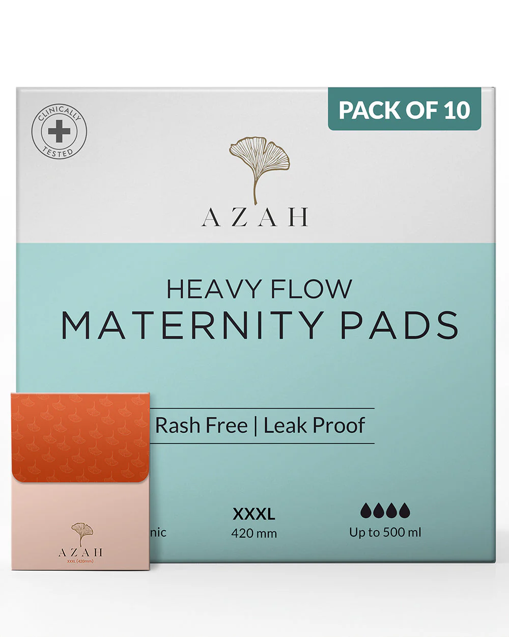 Azah Heavy Flow Maternity Pads-3XL-For Post Delivery Use-Rash Free & Leak Proof - Image 18