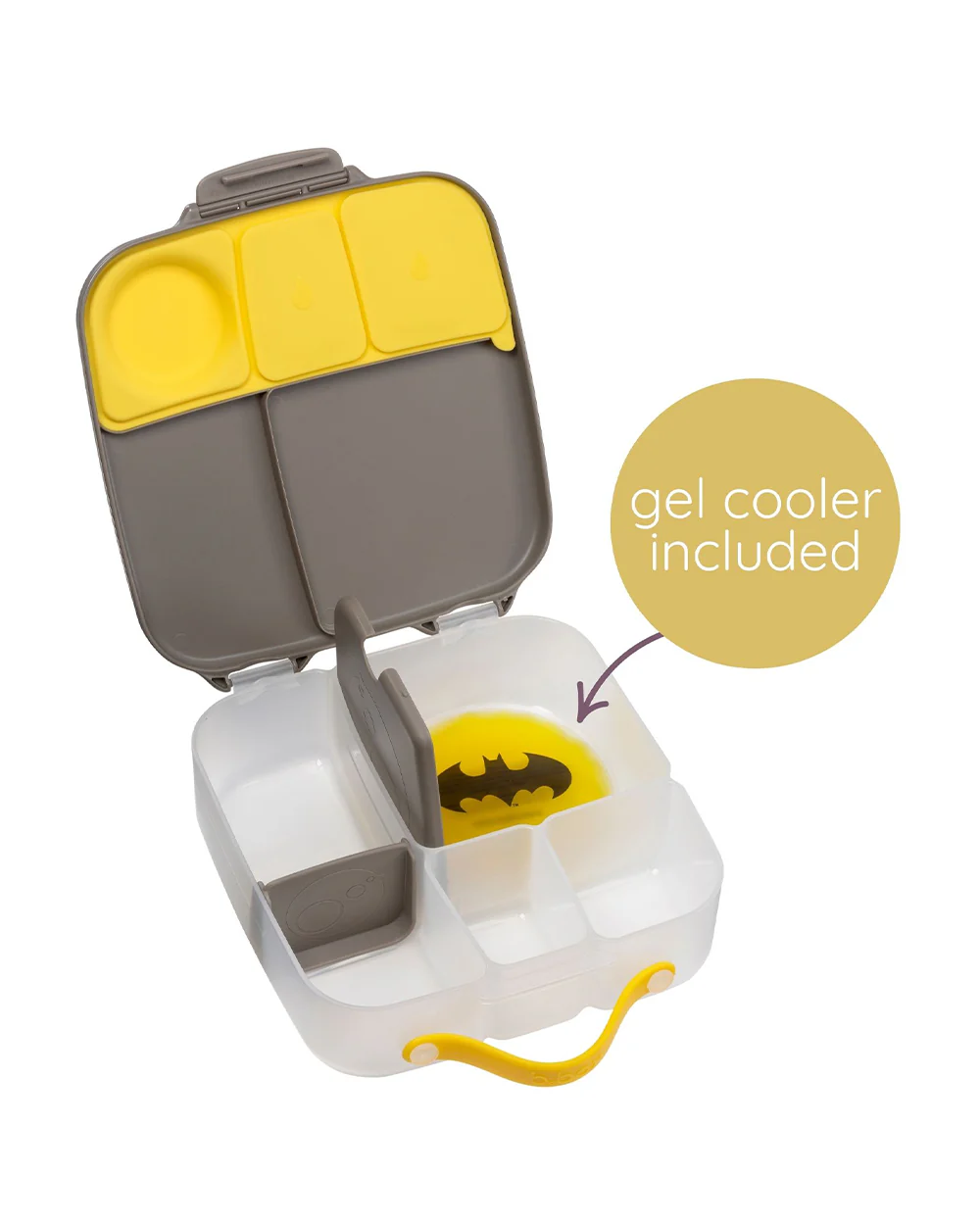 b.box Batman Mini Lunchbox-Flexi Fruit Holder-Adjustable Divider-1000ml-36M+ - Image 6