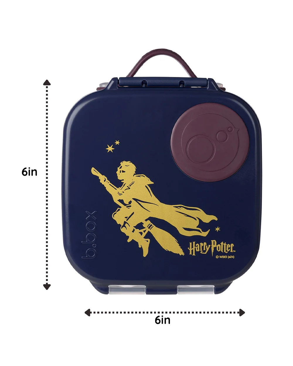 b.box Harry Potter Mini Lunchbox-Flexi Fruit Holder-Adjustable Divider-1000ml-36M+ - Image 5