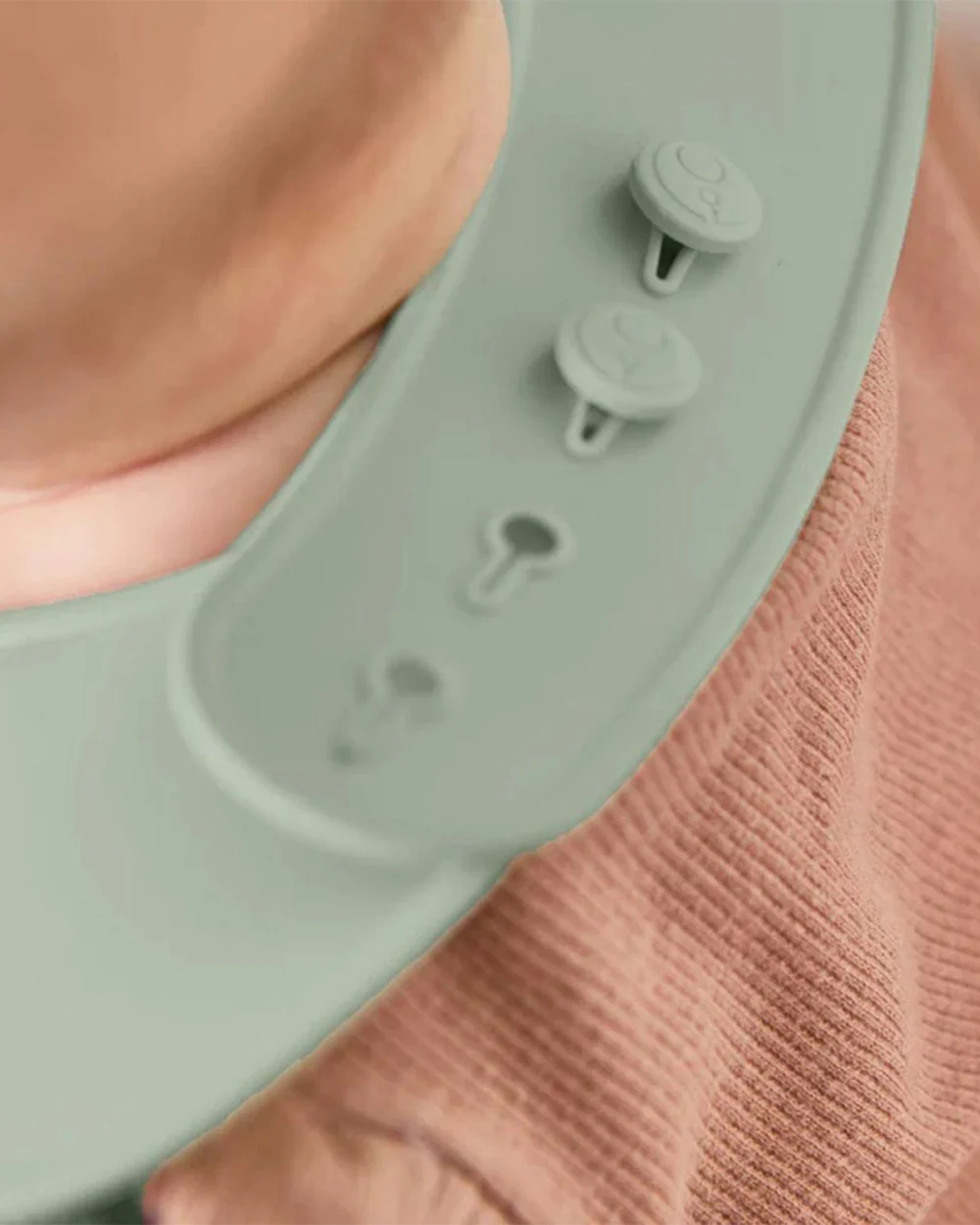 b.box Silicone Bib-Crumb Catcher-Adjustable Neck Closure-Snap Button-Ocean-For Infants - Image 9