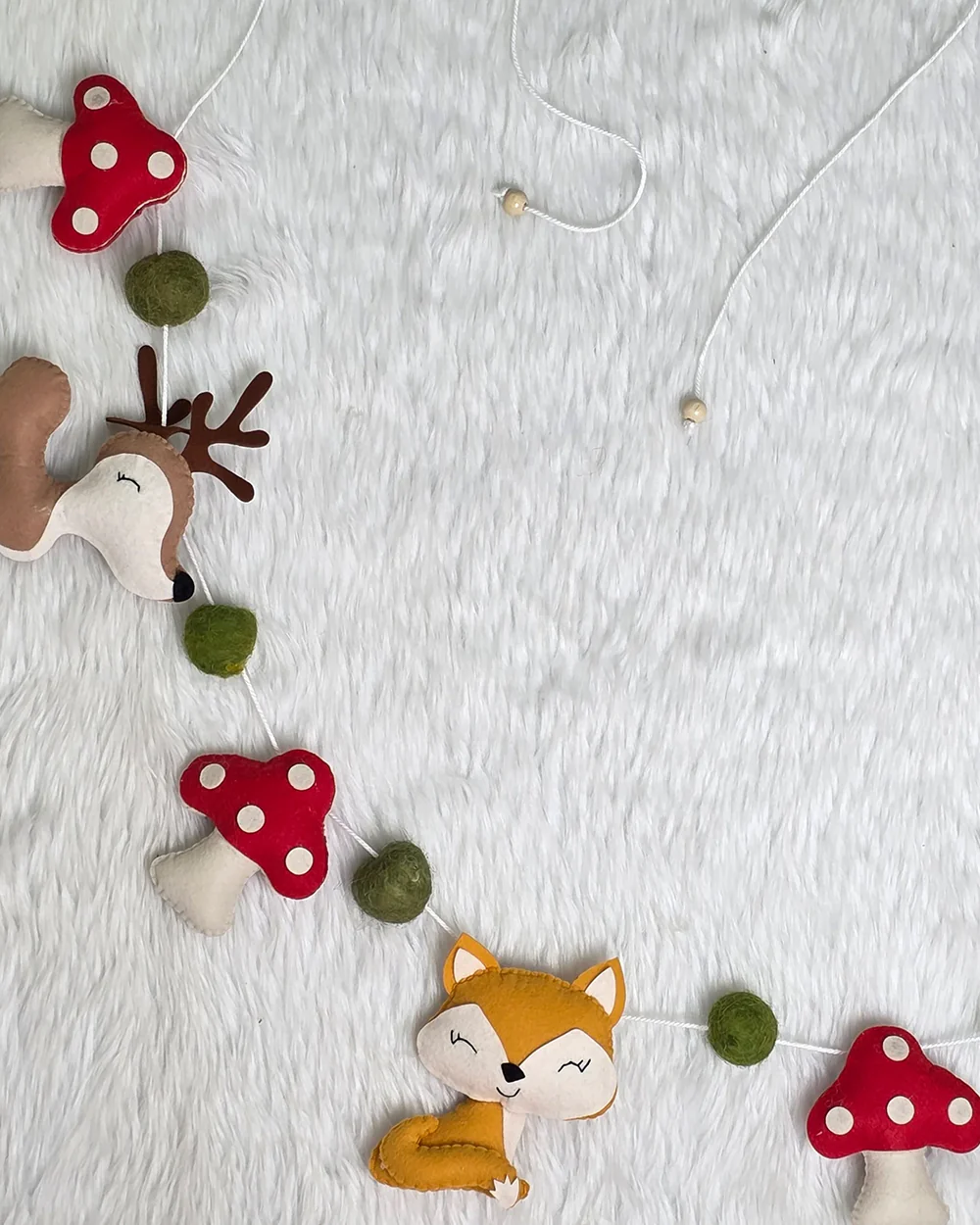Babble Wrap Bunting-Woodsy Wonders-Nursery Wall Decor-For Kids Room - Image 2