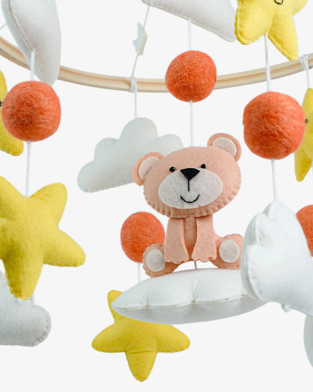 Babble Wrap Cot Mobile-Teddy's Twilight-Stimulates Baby's Visual Senses-For Calm Baby Sleep - Image 2