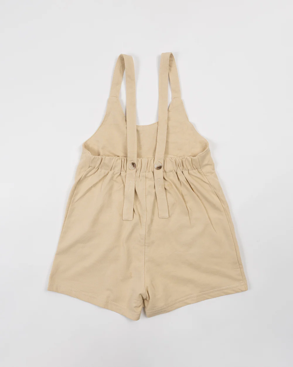Baby Boo Beige Dona Suspenders-Solid-Cotton-For Infants - Image 2