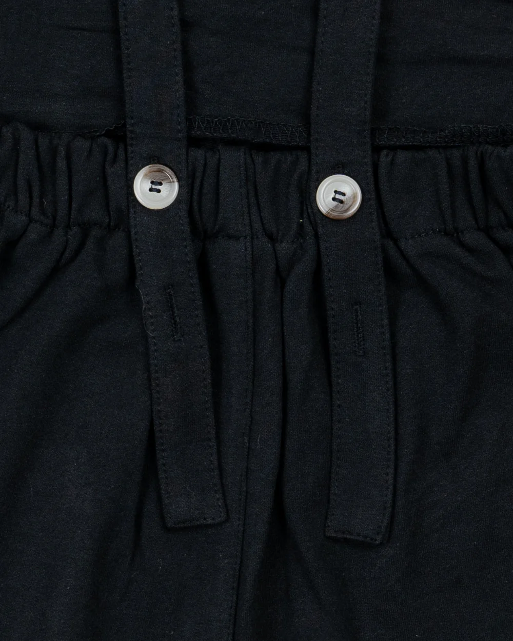 Baby Boo Black Dona Suspenders-Solid-Cotton-For Infants - Image 3