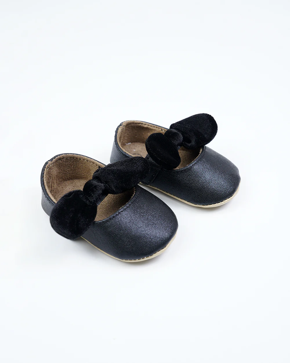 Baby Boo Black Velvet Velcro Bellies For Infants - Image 5