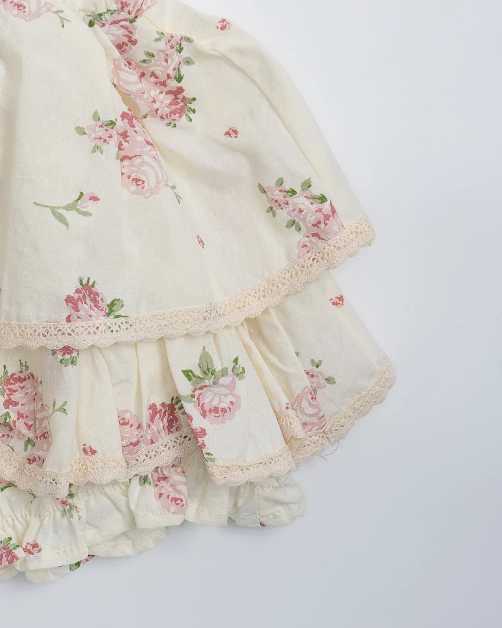 Baby Boo Ivory Aquila Top & Skirt Set-Printed-Cotton-For Infants - Image 6