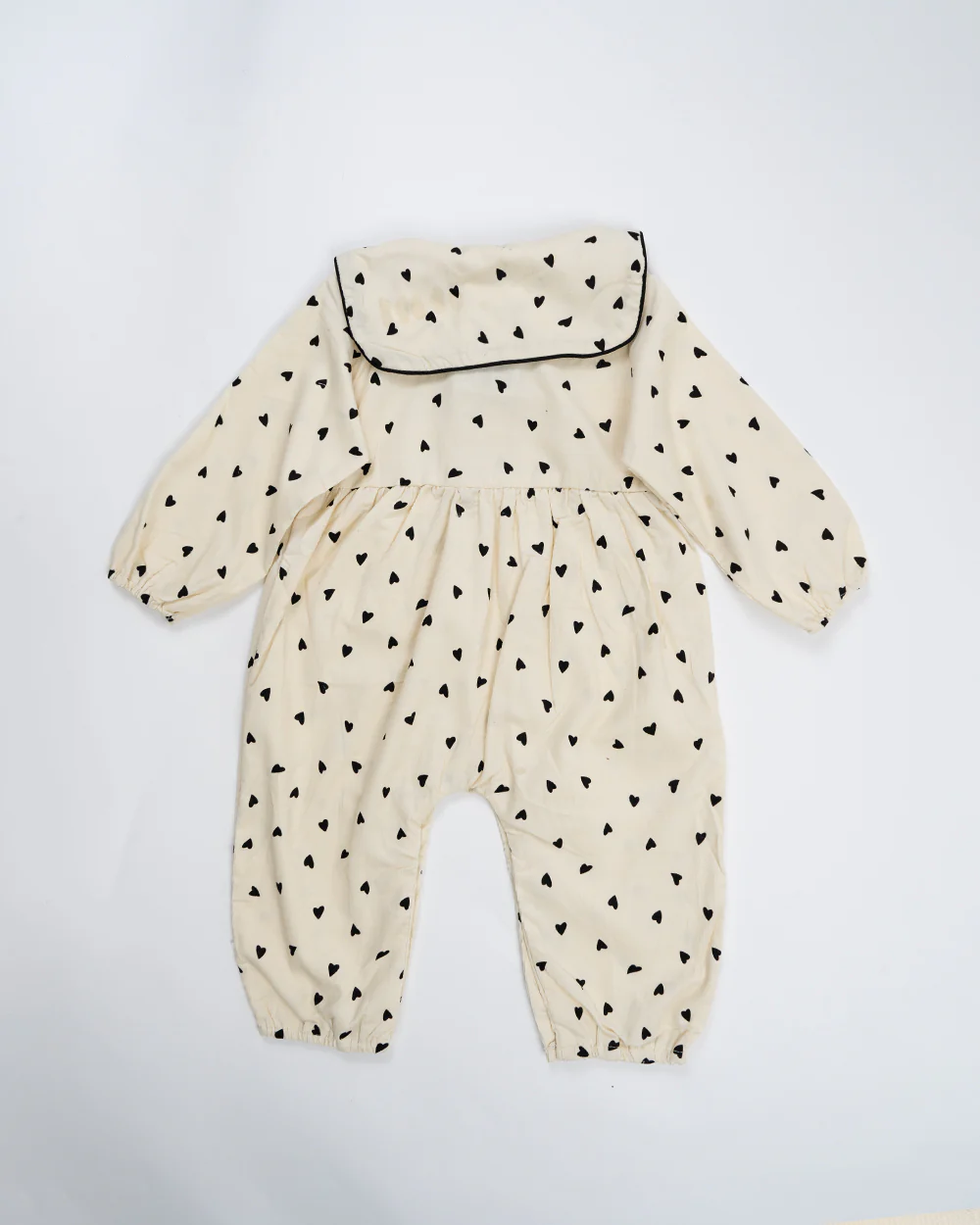 Baby Boo Ivory Billie Romper-Printed-Cotton-For Infants - Image 2