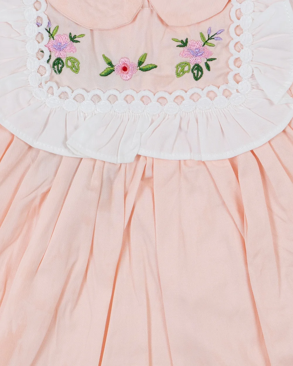Baby Boo Pink Liliana Frock Dress-Printed-Cotton-For Infants - Image 4
