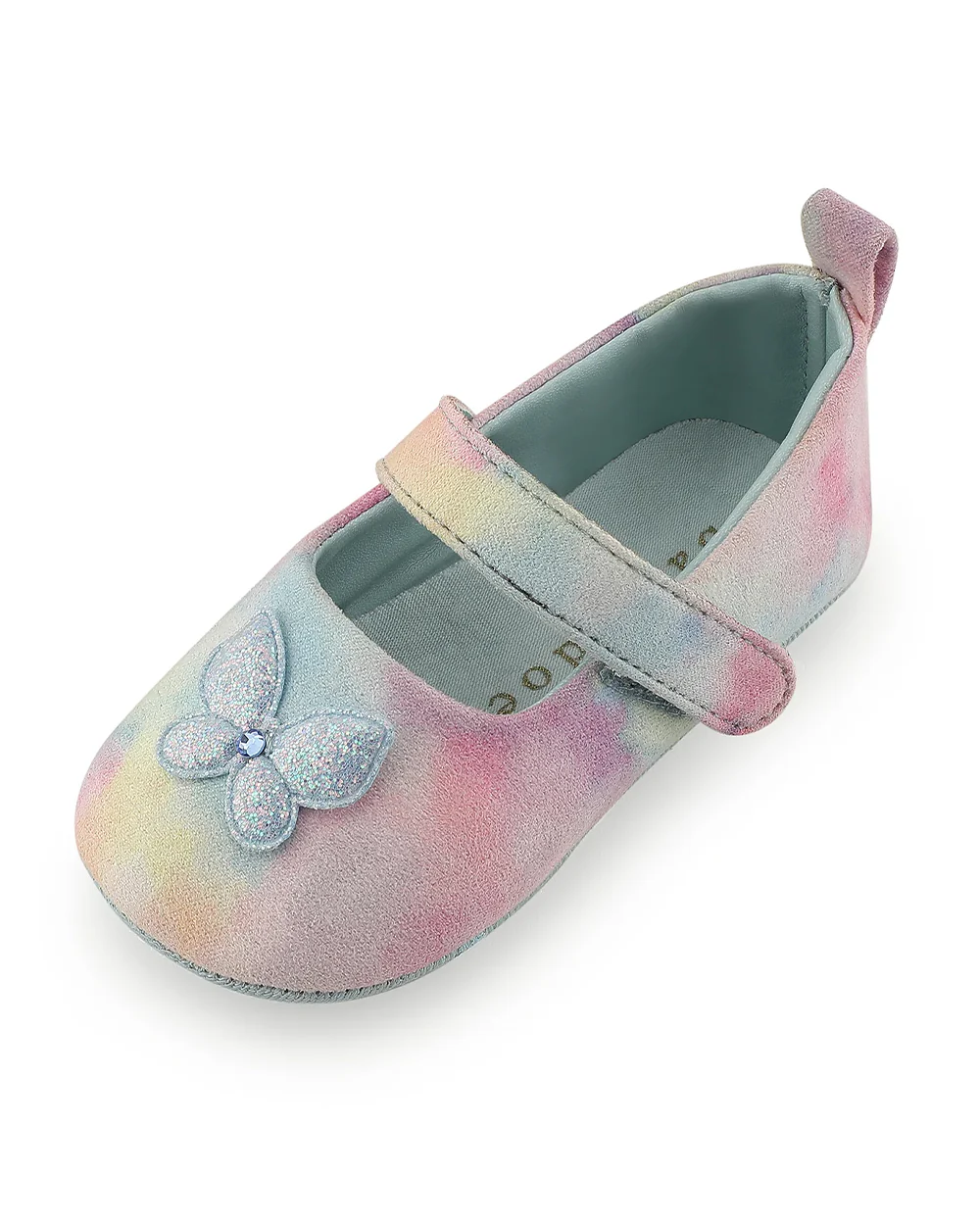 Baby Doe Blue Tie Dye Velcro Bellies For Infants - Image 4