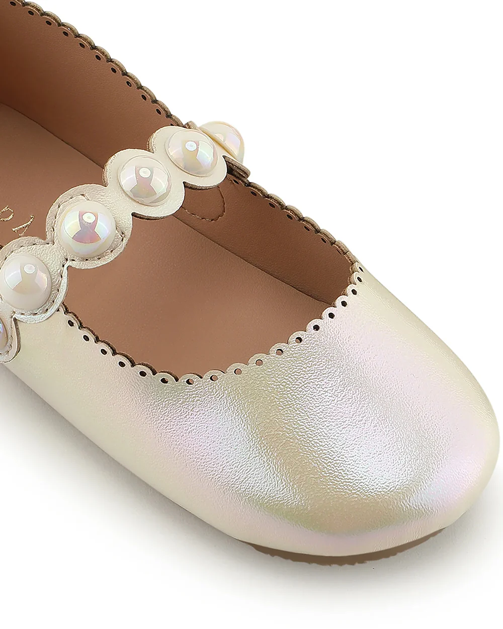 Baby Doe Silver Pearly Velcro Bellies For Infants - Image 6