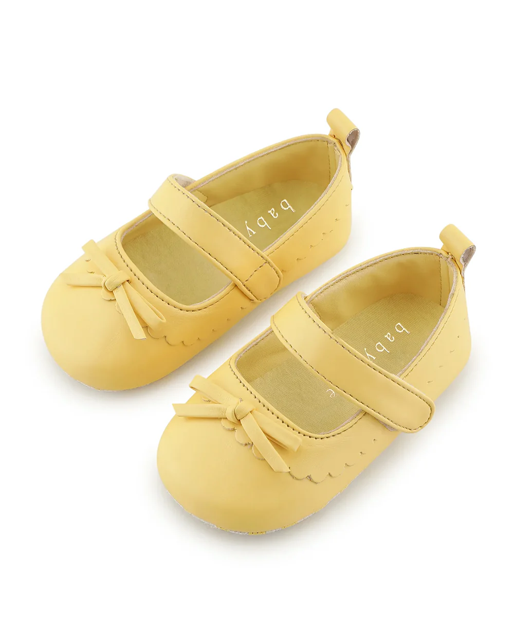 Baby Doe Yellow Velcro Bellies For Infants - Image 3