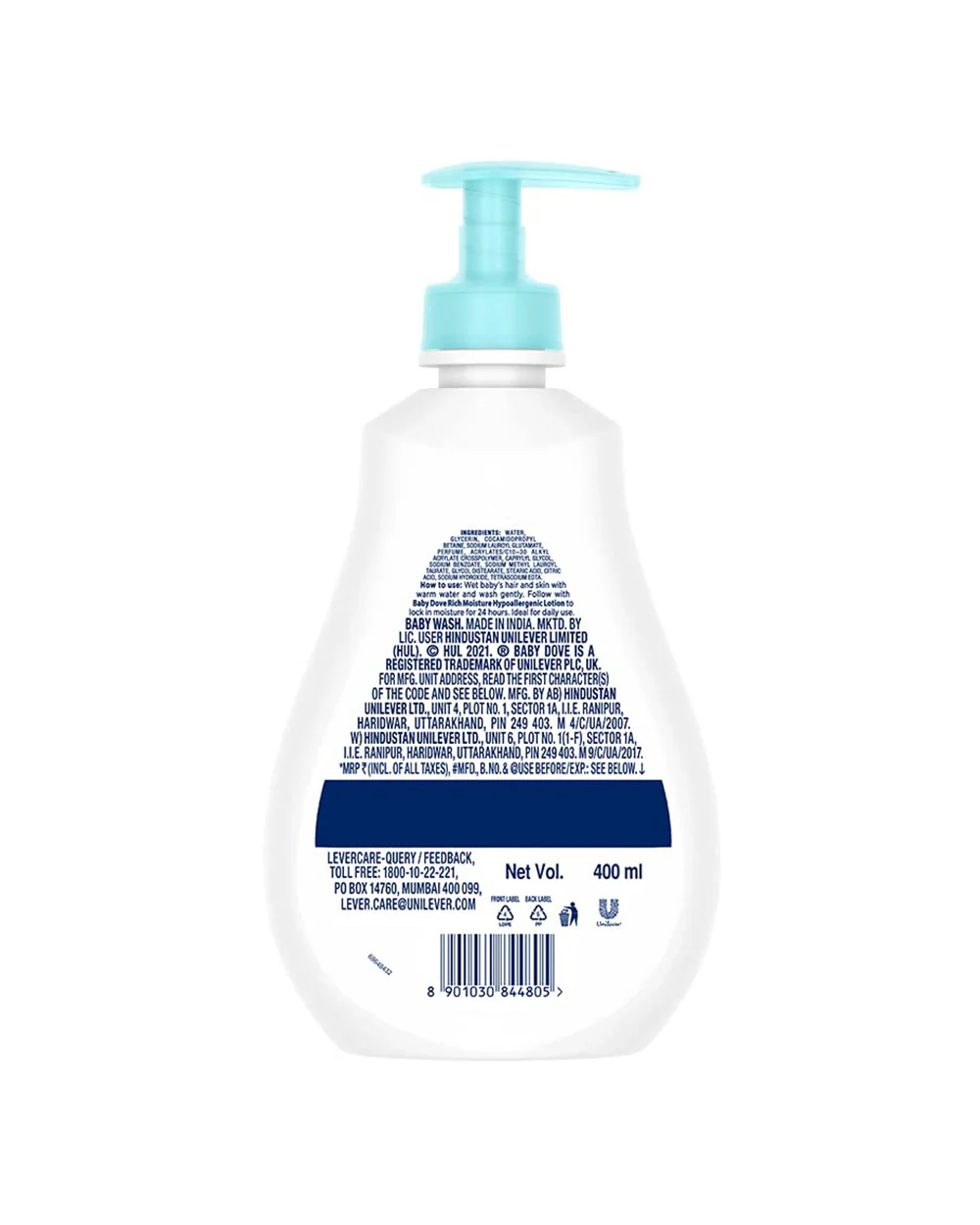 Baby Dove Rich Moisture Hair to Toe Baby Body Wash - Image 2