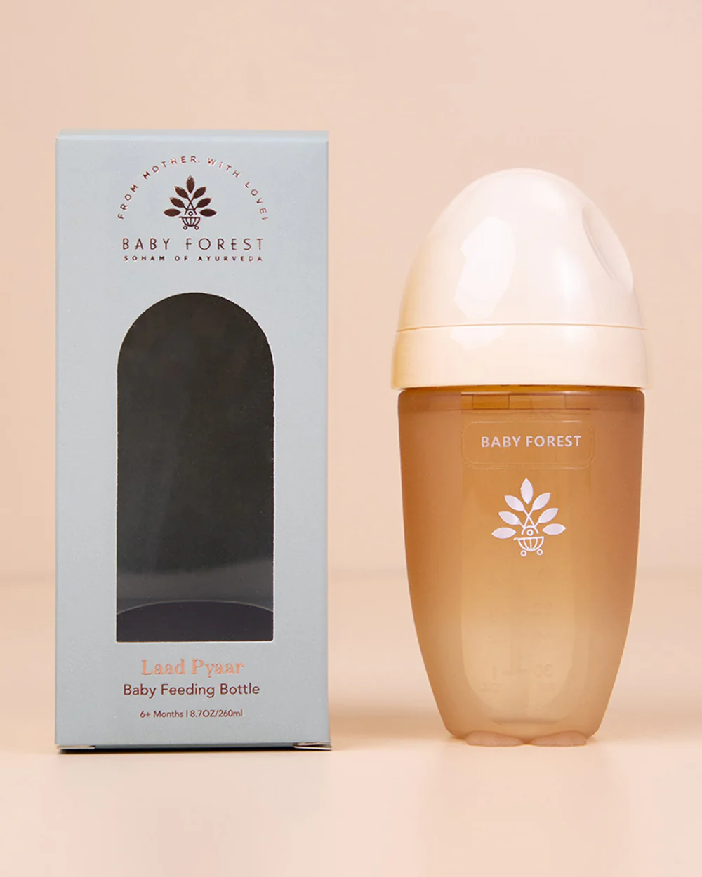 Baby Forest Laad Pyaar Feeding Bottle-Medium Flow-260 ml-6M+