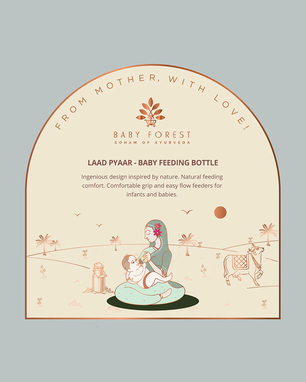 Baby Forest Laad Pyaar Feeding Bottle-Medium Flow-260 ml-6M+ - Image 12