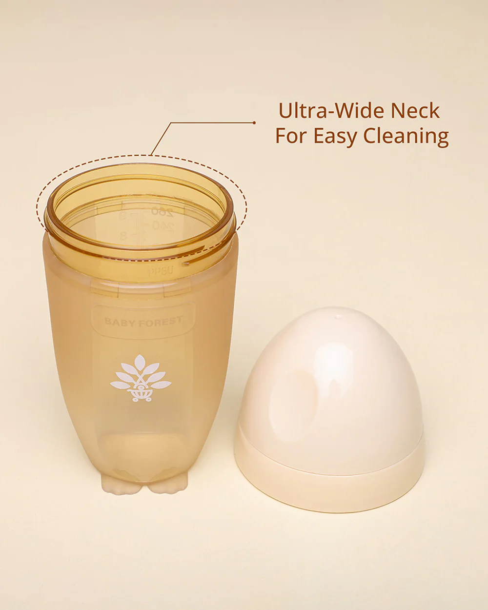 Baby Forest Laad Pyaar Feeding Bottle-Medium Flow-260 ml-6M+ - Image 4