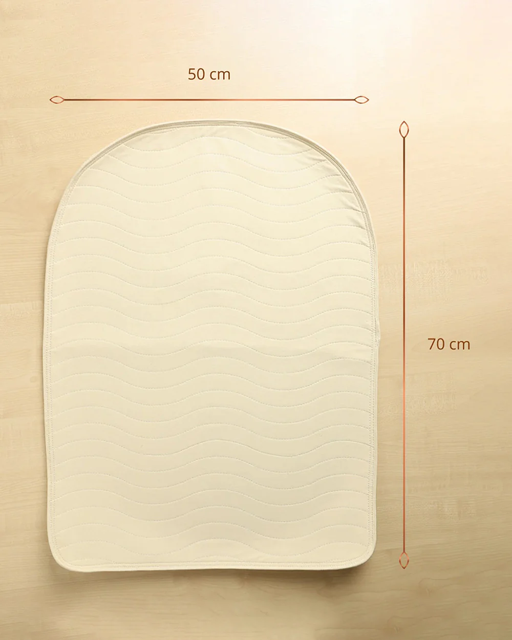 Baby Forest Makhmali Bichhauna Baby Sleeping and Changing Sheet-Organic Cotton-Leak Proof with High Absorbency-For Infants - Image 4