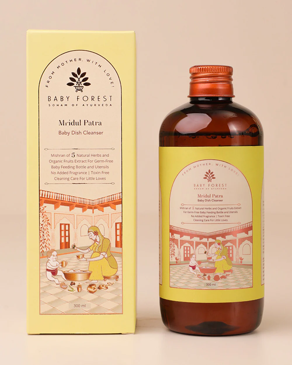 Baby Forest Mridul Patra Ayurvedic Bottle & Dish Cleaner-Sulphate & Paraben Free-Natural Plant Based-Infant Safe - Image 6