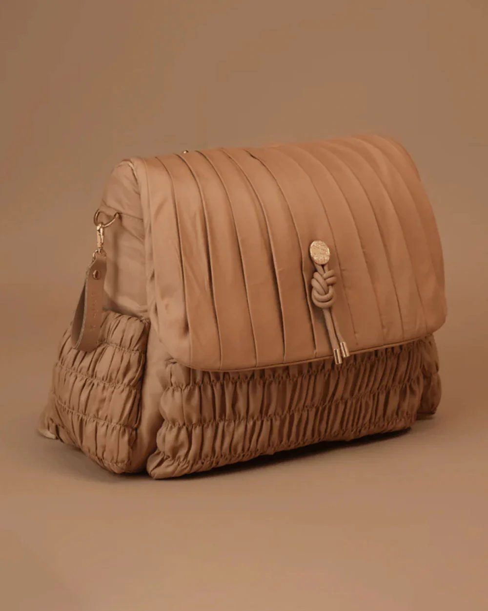 Baby Jalebi Dune Diaper Bag-Backpack-Polyester-Mocha-with Stroller Straps - Image 3