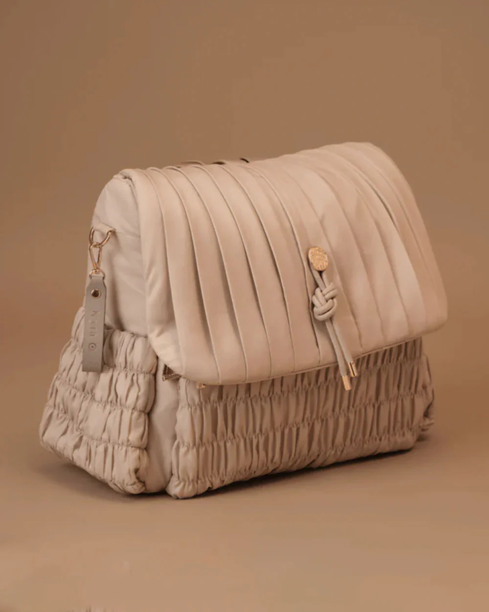 Baby Jalebi Dune Diaper Bag-Backpack-Polyester with Stroller Straps-Silver Moon - Image 3